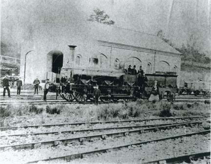 1874 Engine 381 at Wirksworth Station